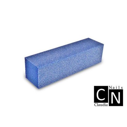 Merkloos Nagel polijst blok Blauw