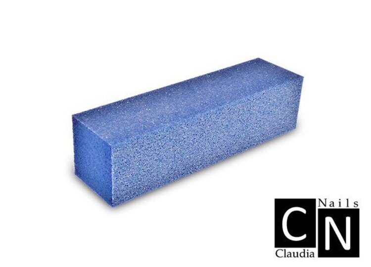 Merkloos Nagel polijst blok Blauw