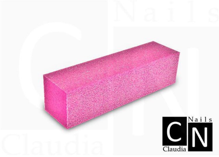 Merkloos Nagel polijst blok Pink