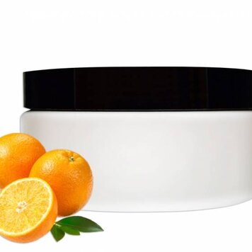 DeOliebaron Olierijke dode zee scrubcreme - Mandarijn 350 gram