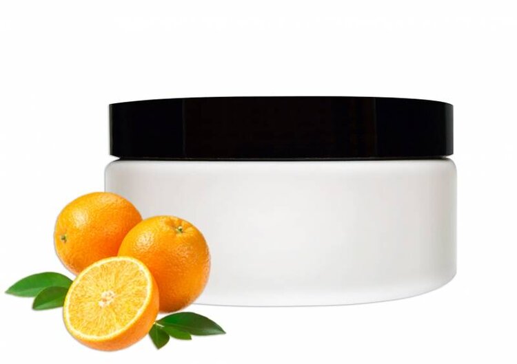 DeOliebaron Olierijke dode zee scrubcreme- Mandarijn 350 gram