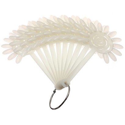 Merkloos Nagel Display in Bloemvorm
