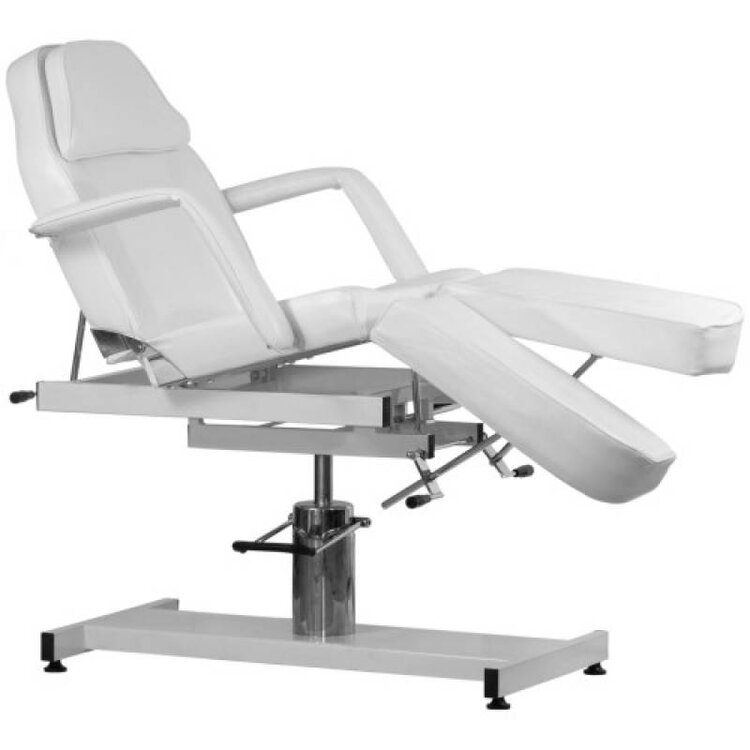 Mega Beauty Shop® Behandelstoel/Pedicurestoel Wit