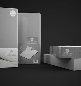 Homecare Hoeslaken Splittopper Katoen Grey