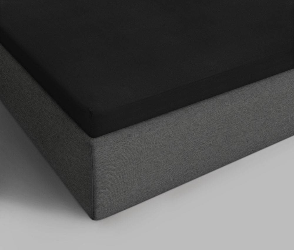 Dreamhouse Bedding Dreamhouse Bedding Katoenen Topper Hoeslaken - Zwart