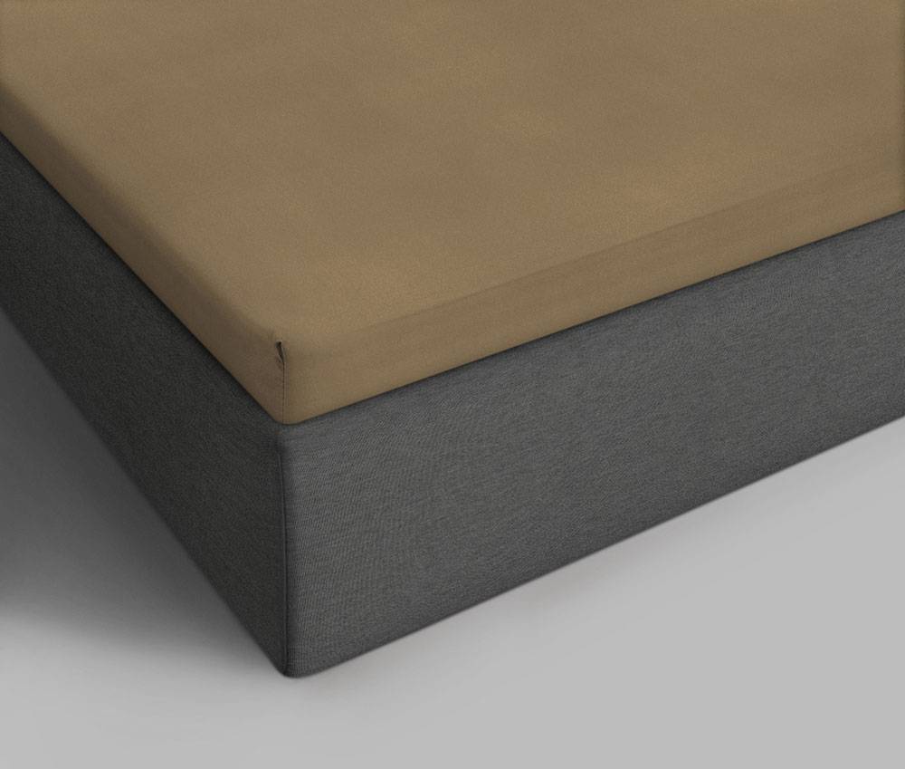 Dreamhouse Bedding Dreamhouse Bedding Katoenen Topper Hoeslaken - Taupe