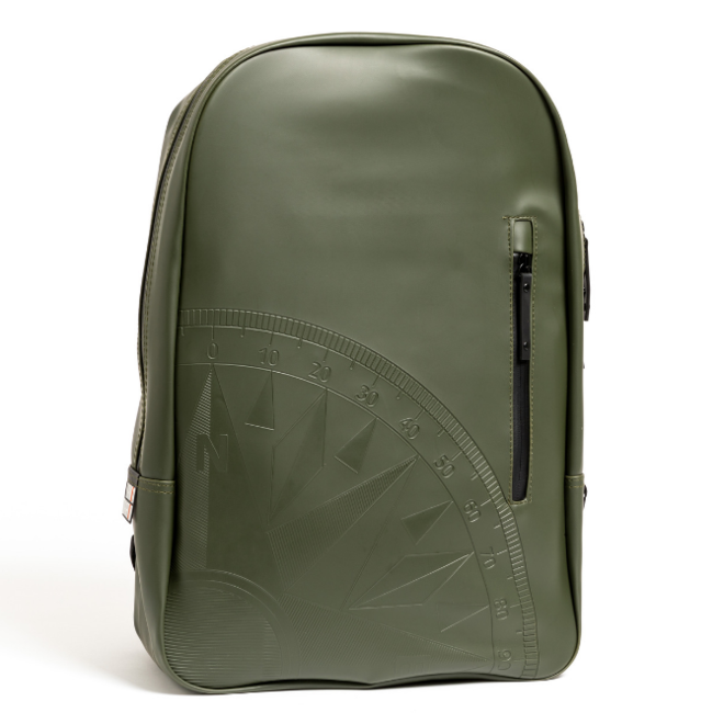 BACKPACK LET'S GET LOST DARK GREEN David Martin Bags
