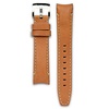 Everest Rolex straps Leather Strap with Tang Buckle Curved End Tan ABS, EH8TAN