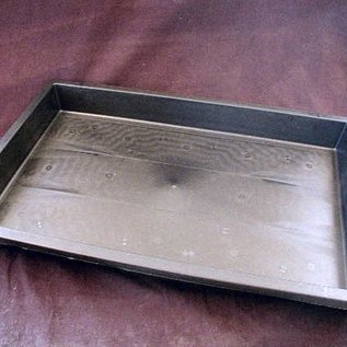 Plastikkisten 60 x 40 x 6 cm ungelocht