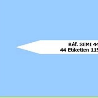 étiquettes d'impression laser SEMI 44