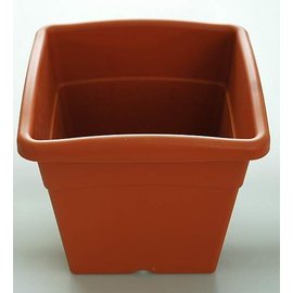 Pot carré Terrae Quadro teracotta 30 cm