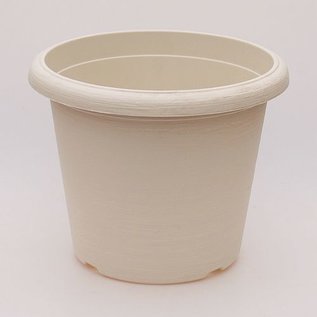 Grand pot Terrae Cilindro 25 cm blanc