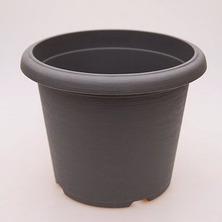 Vaso Cilindro Terrae 35 Cm Grigio Fumo – Resistente Ai Raggi UV Per Esterno E Interno