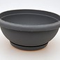 Bowl Terrae con piattino taglia 20, grigio