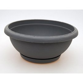 Bowl Terrae with saucer 40 gray