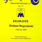 Feldnummernliste Helmut Rogozinski 1986 bis 2007 mit Beschreibung der Standorte und der Begleitflora