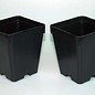Square container pots 10x10x12 cm