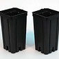 Square container pots high 7x7x14 cm