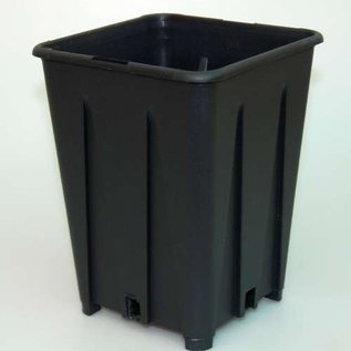 Square container pots high 13x13x18 cm