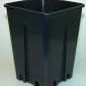 Square container pots high 15x15x20 cm