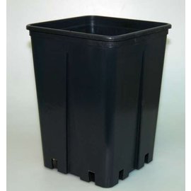 Square container pots high 16x16x23 cm