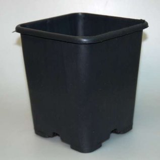 Square container pots high 18x18x23 cm