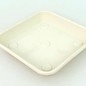 Large square container coaster for Terrae Quadro white 35 cm