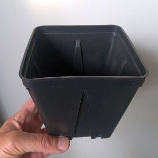 Square container pots 12x12x13 cm -