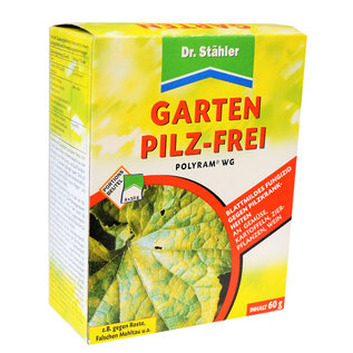 Polyram® WG Garten Pilz-Frei dient zur Anwendung gegen eine Vielzahl von Pilzkrankheiten