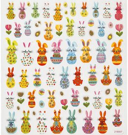 Glitterstickers paashazen