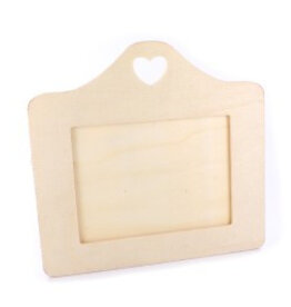 Houten kader met hart