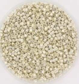 Miyuki delica 11/0 galvanized silver DB35