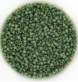 Miyuki delica 11/0 opaque glazed frosted rainbow shamrock DB2312