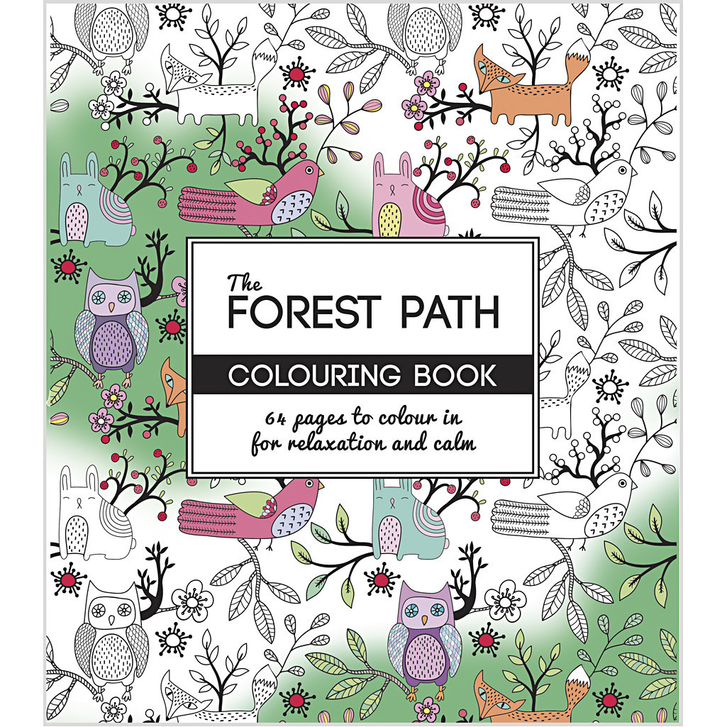 Kleurboek "The Forest Path"