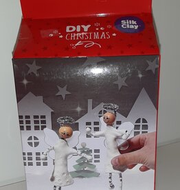 DIY Silk Clay Kerst Engeltjes