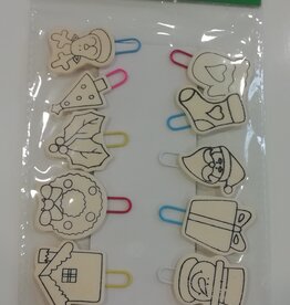 Kerstfiguren op paperclip Kerstfiguren op paperclip