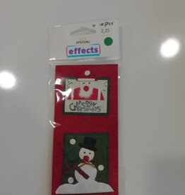 Scrapbooking Kerst decoratie