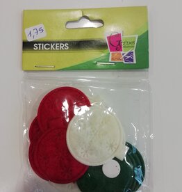 Kerstfiguurtjes stickers in vilt Kerstfiguurtjes stickers in vilt
