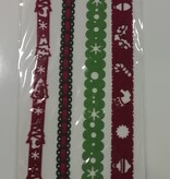 Border Stickervel Thema Kerst