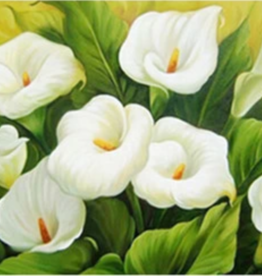 Diamond Painting: Witte lelies