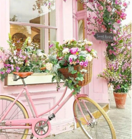 Diamond Painting: Fiets met bloemen