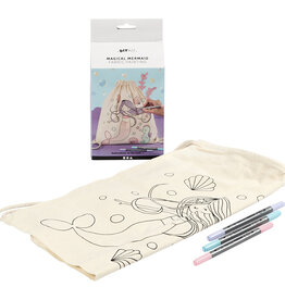 DIY Magical Mermaid Textiel painting