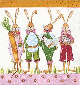 Serviet grappige paashaas