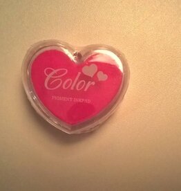 Stempelkussen hartvorm - donkere kleuren