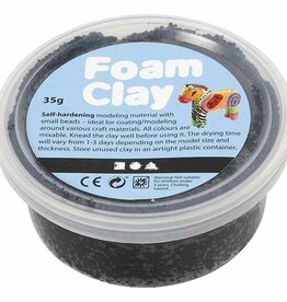 Foam clay doosje 35g zwart