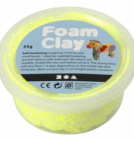 Foam clay doosje 35g fluo