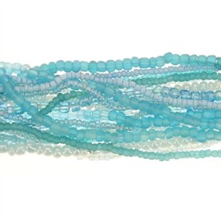 Assortiment rocailles turquoise