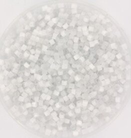 Miyuki delica 11/0 silk satin pale grey DB676