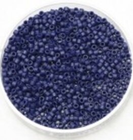 Miyuki delica 11/0 metallic matte royal blue DB377