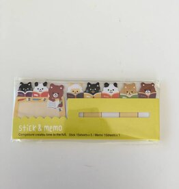 Stick & memo lezende beertjes